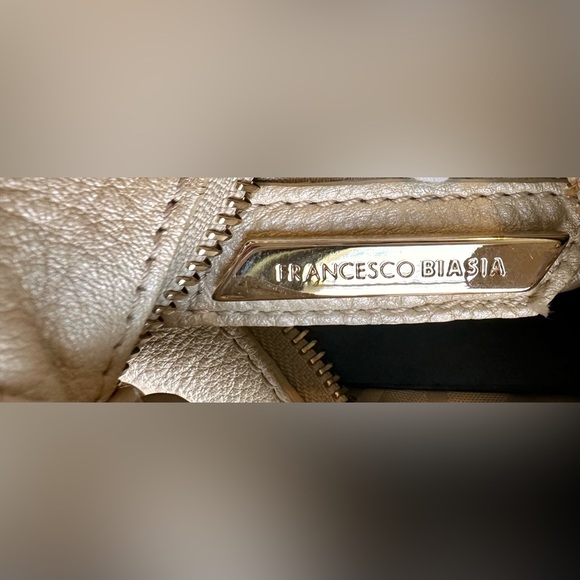 Francesco Biasia Half Moon Mini Bag in Gold horsebit - Picture 8 of 8